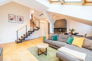 Selinor Apartments | Praha | Petrin Tower Residence, dvoupodlažní apartmán